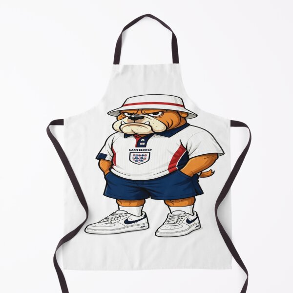 Item preview, England Bulldog Casual Art | 90s Football Culture Print | Cool British Mascot Design designed and sold by PoloPrintsUK.