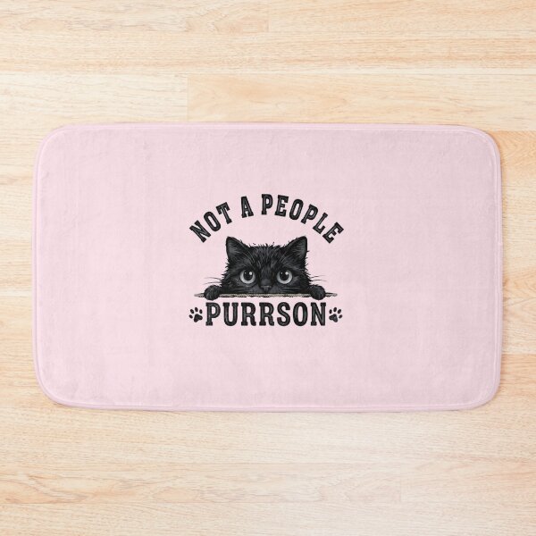 Item preview, Not A People Purrson Funny Cat Introvert V4 designed and sold by creativerooney.