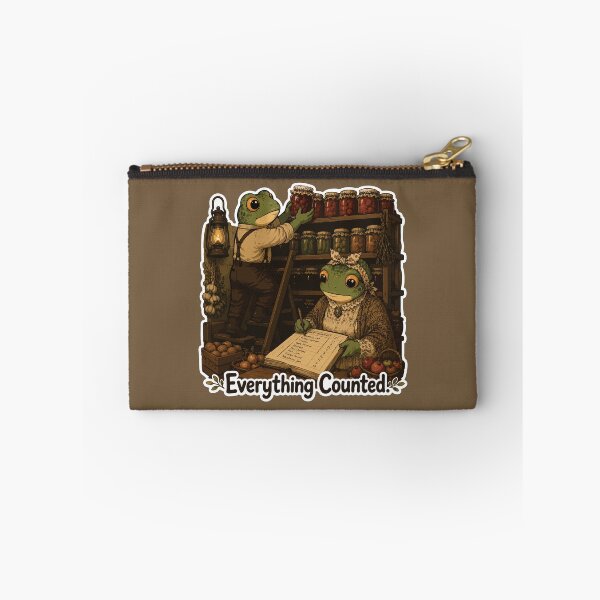 Item preview, Everything Counted Frog Sticker – Cottagecore Pantry Inventory | Cozy Homestead & Food Preservation designed and sold by SimplePoDesign.