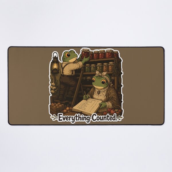 Item preview, Everything Counted Frog Sticker – Cottagecore Pantry Inventory | Cozy Homestead & Food Preservation designed and sold by SimplePoDesign.