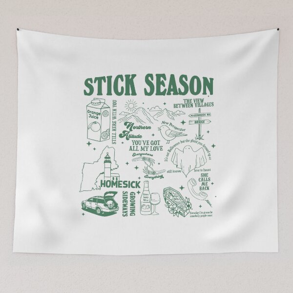 Item preview, Stick Season The Great Divide Tour Album Cover Quotes Fan Art designed and sold by AngieHouckOne.