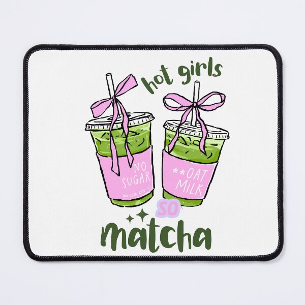 Item preview, Hot Girls Sip Matcha Cute Illustration designed and sold by Aram-store22.