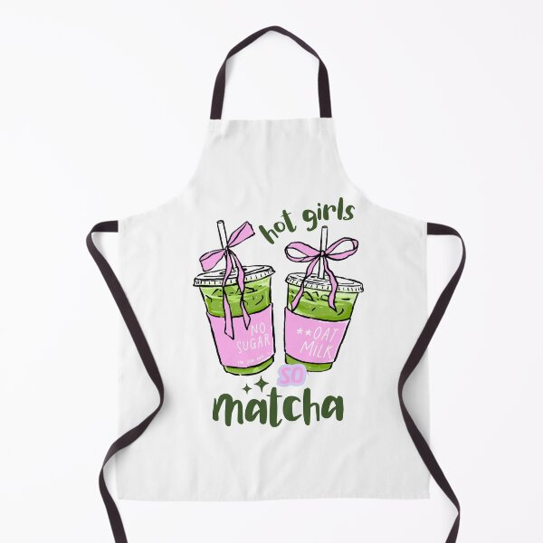 Item preview, Hot Girls Sip Matcha Cute Illustration designed and sold by Aram-store22.