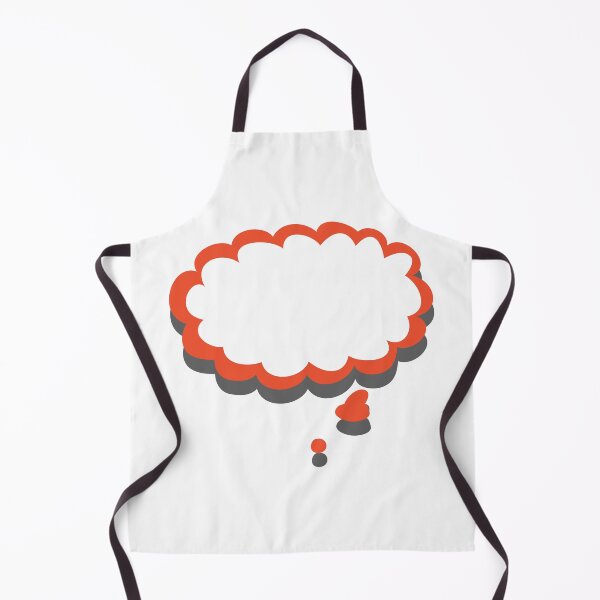 Item preview, Orange Grey Thought Bubble Outline designed and sold by Art-Essa.