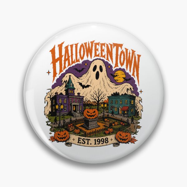Item preview, Halloween Town Ghost Pumpkin Vintage Horror Design designed and sold by StormbornAther.