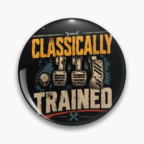 Item preview, Classically Trained Manual Transmission Car Enthusiast Driver designed and sold by RetroMini2026.