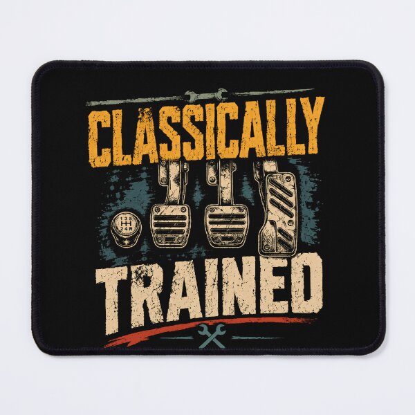 Item preview, Classically Trained Manual Transmission Car Enthusiast Driver designed and sold by RetroMini2026.