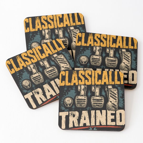 Item preview, Classically Trained Manual Transmission Car Enthusiast Driver designed and sold by RetroMini2026.