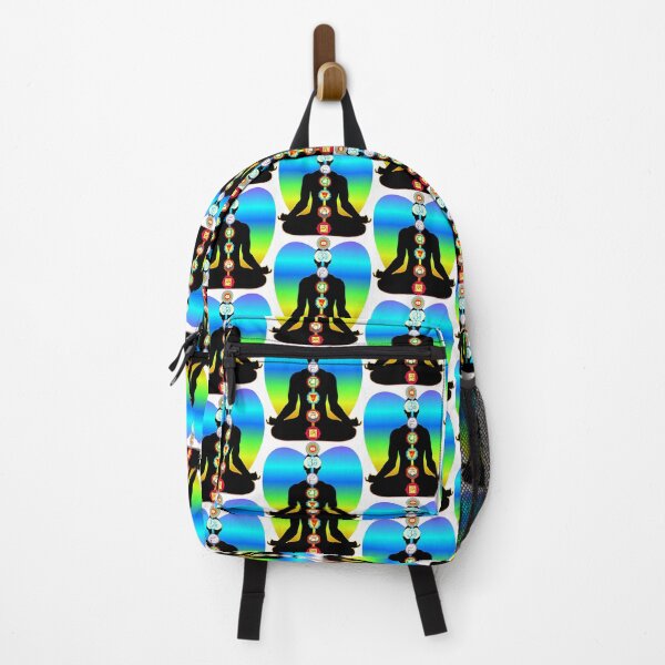 Item preview, meditation yoga man with chakras designed and sold by OrPolly.