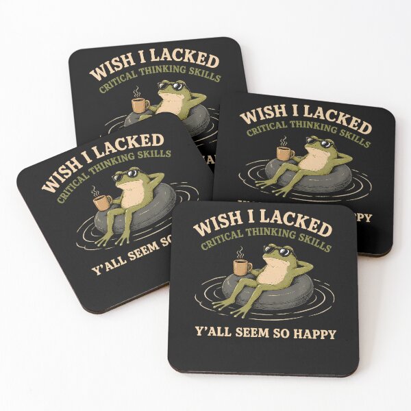 Item preview, Wish I Lacked Critical Thinking Skills Y'All Seem So Happy designed and sold by Apparel-Vortex.