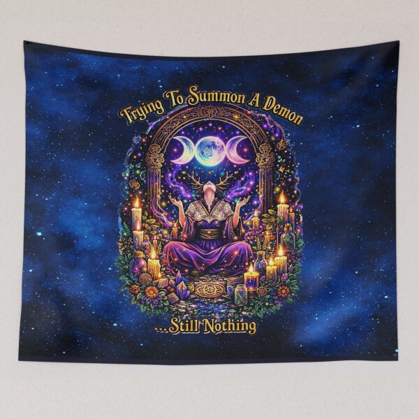 Item preview,  Trying to Summon a Demon – Celestial Witch’s Patience designed and sold by MysticOzzy.