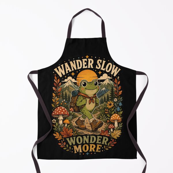 Item preview, Wander Slow Wonder More Cute Frog Hiking designed and sold by Horizon-Design.