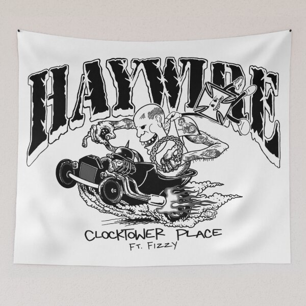 Item preview, Haywire Clocktower Place White designed and sold by TheAlanLynchs.