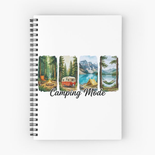 Item preview, Camping Mode – Four Scenic Outdoor Adventure Panels designed and sold by GabeMountainArt.
