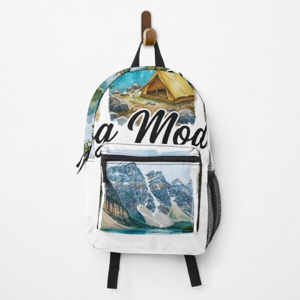 Item preview, Camping Mode – Four Scenic Outdoor Adventure Panels designed and sold by GabeMountainArt.