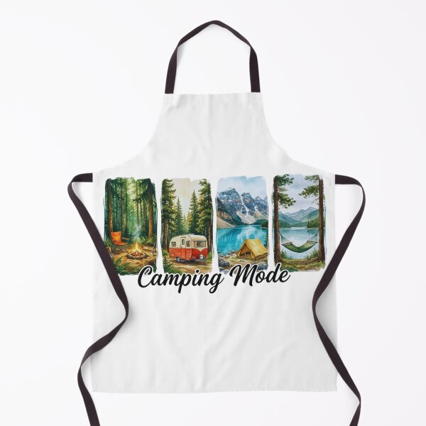 Item preview, Camping Mode – Four Scenic Outdoor Adventure Panels designed and sold by GabeMountainArt.