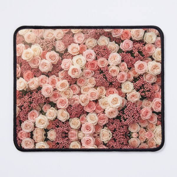 Item preview, Elegant Pink Rose Garden Floral Pattern | Romantic Botanical Home Decor designed and sold by Atum&Art.