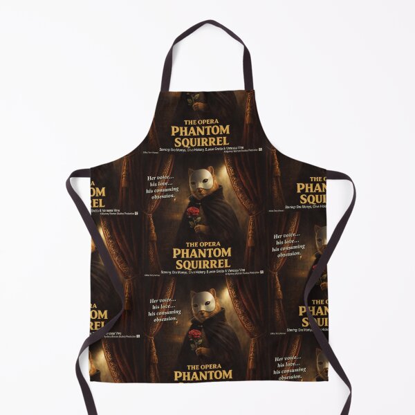 Item preview, Opera Phantom Squirrel Classic Retro Movie Parody designed and sold by MissTerryWoman.