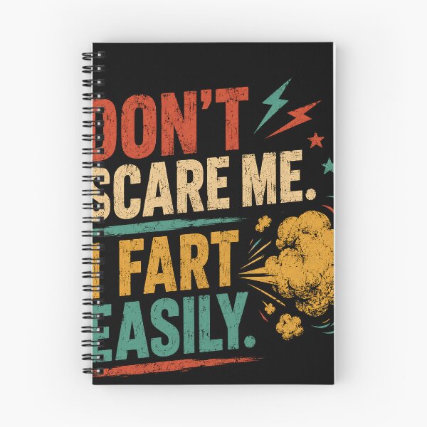 Item preview, Don't Scare Me. I Fart Easily. Funny Flatulence Humor Joke Prankster designed and sold by RetroMini2026.