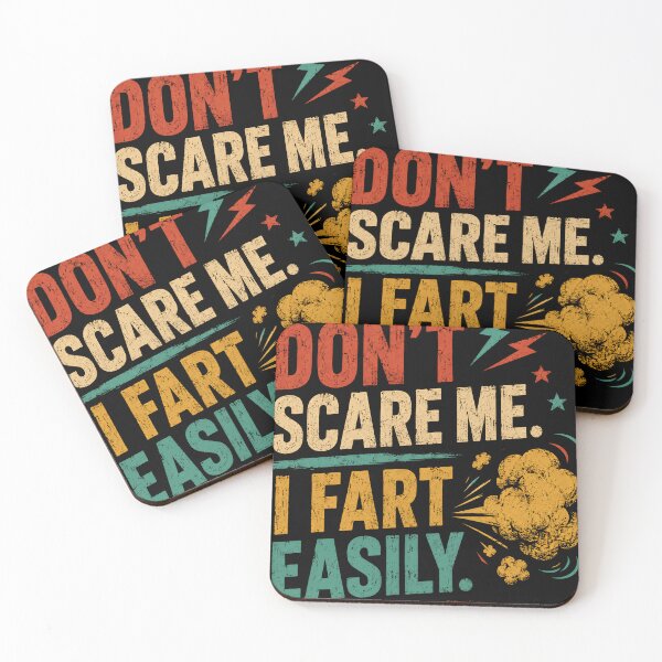 Item preview, Don't Scare Me. I Fart Easily. Funny Flatulence Humor Joke Prankster designed and sold by RetroMini2026.
