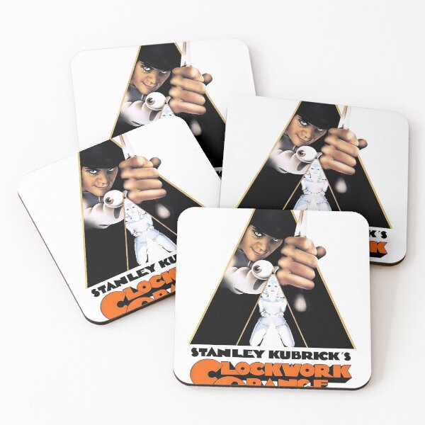 Item preview, Clockwork Orange Stanley Kubrick Original Custom Vintage Movie Poster Art designed and sold by Cool Robot Bro..