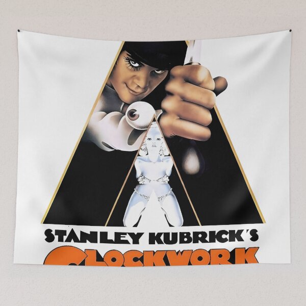 Item preview, Clockwork Orange Stanley Kubrick Original Custom Vintage Movie Poster Art designed and sold by Cool Robot Bro..