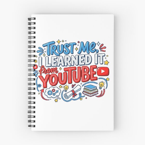 Item preview, Trust Me, I Learned It On YouTube designed and sold by CRINGEWORTHY TEES.