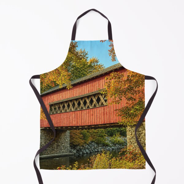 Item preview, Wooddale Covered Bridge color designed and sold by gotucoveredart.