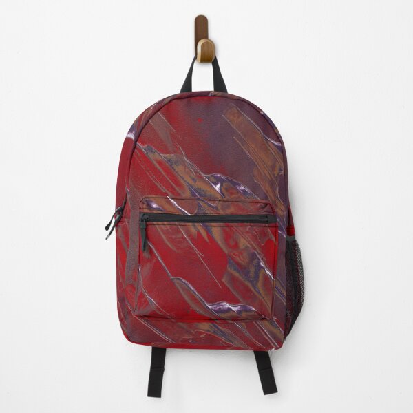 Item preview, Dark Red and Purple Crackled Faux Finish Spray Paint Art designed and sold by Jason Girard.