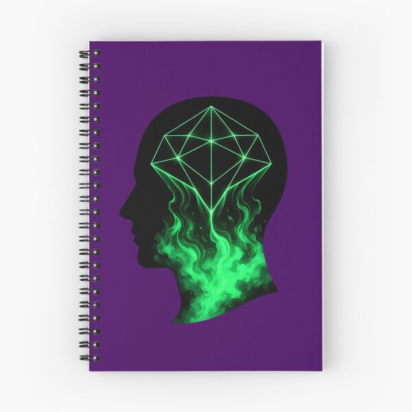 Item preview, The Emotion of Rationality Radiant Mind Psychology Neon Logo designed and sold by PERSPECTIVERED.