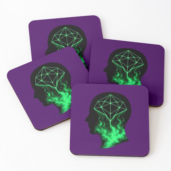 Item preview, The Emotion of Rationality Radiant Mind Psychology Neon Logo designed and sold by PERSPECTIVERED.