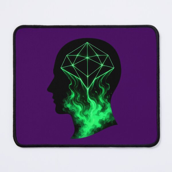 Item preview, The Emotion of Rationality Radiant Mind Psychology Neon Logo designed and sold by PERSPECTIVERED.