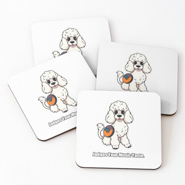Item preview, Poodle - Judges Your Music Taste - Funny Poodle Gift designed and sold by pawdrops.