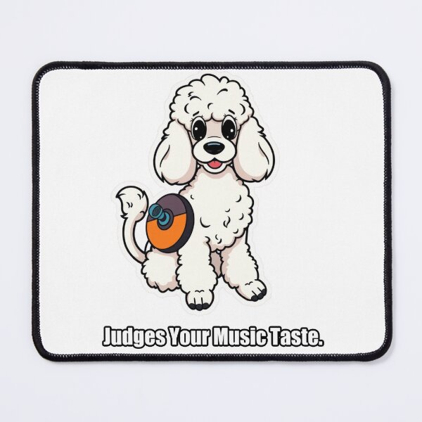 Item preview, Poodle - Judges Your Music Taste - Funny Poodle Gift designed and sold by pawdrops.