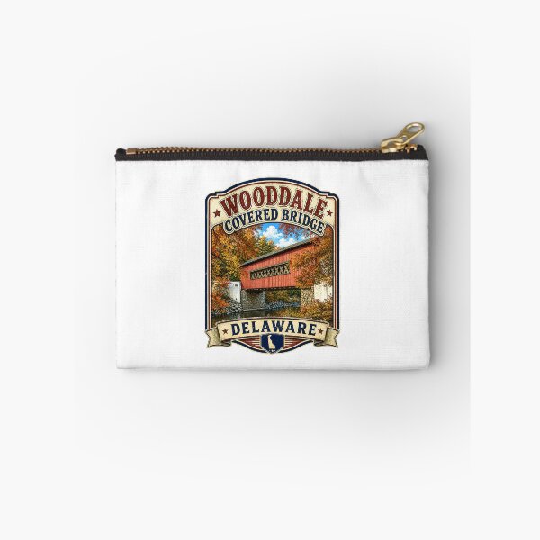 Item preview, Wooddale Covered Bridge over Red Clay Creek Rustic designed and sold by gotucoveredart.