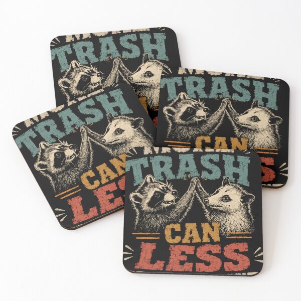 Item preview, More Trash Can Less Trash Can't Opossum Humor Animal Lover designed and sold by RetroMini2026.