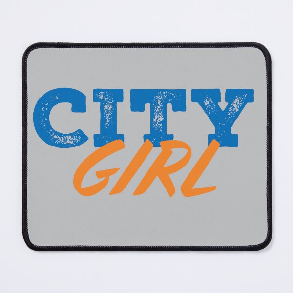 Item preview, City Girl Orange and Blue Text designed and sold by titanic415.