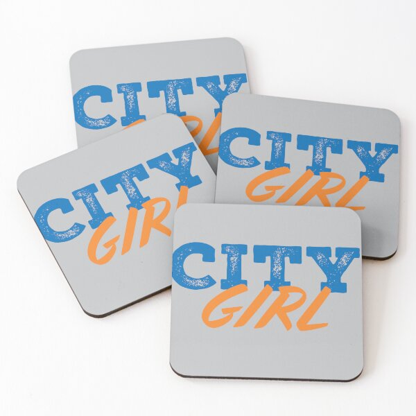 Item preview, City Girl Orange and Blue Text designed and sold by titanic415.