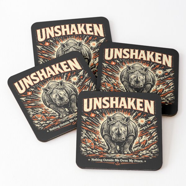 Item preview, Unshaken Rhino – Resilient Animal Art designed and sold by Dogandesighn.