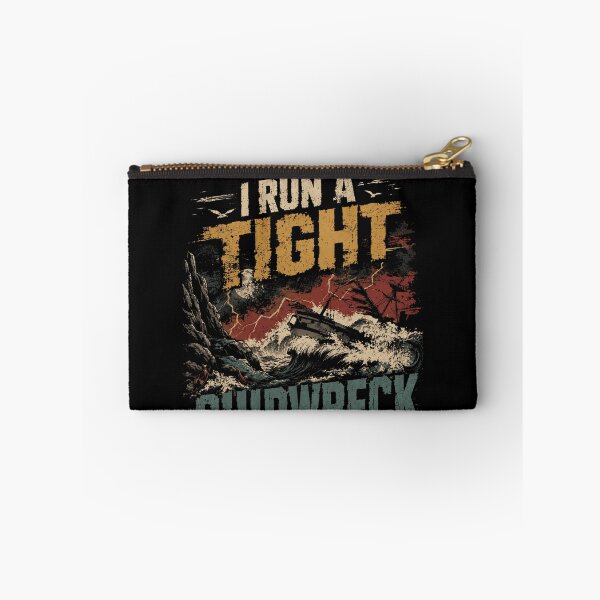 Item preview, I Run A Tight Shipwreck Funny Humor Managing Life Chaos Parent Boss designed and sold by RetroMini2026.