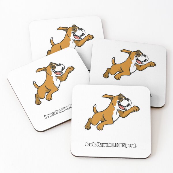 Item preview, Boxer - Jowls Flapping Full Speed - Funny Boxer Dog Gift designed and sold by pawdrops.