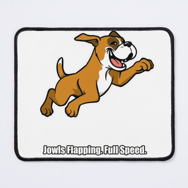 Item preview, Boxer - Jowls Flapping Full Speed - Funny Boxer Dog Gift designed and sold by pawdrops.