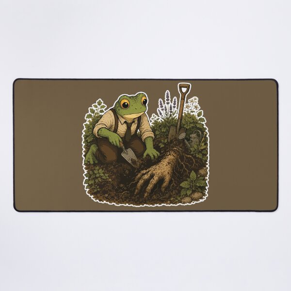 Item preview, Mandrake Harvest Frog Sticker – Cottagecore Gardening | Cozy Gothic | Fantasy Root Harvest designed and sold by SimplePoDesign.