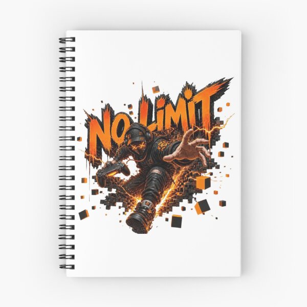 Item preview, NO LIMIT Gaming Sticker | Neon Cyber Streetwear Gamer Design designed and sold by Stylestickers55.