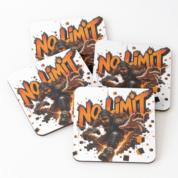 Item preview, NO LIMIT Gaming Sticker | Neon Cyber Streetwear Gamer Design designed and sold by Stylestickers55.