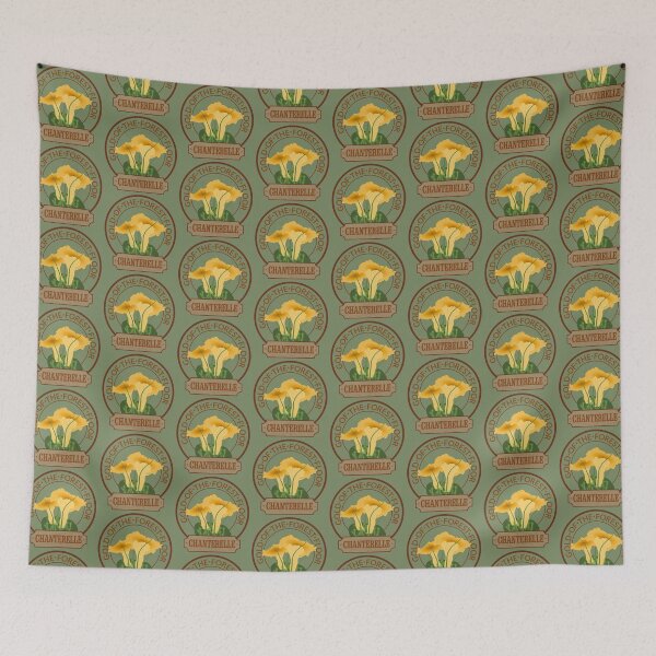 Item preview, Mushroom, chanterelle designed and sold by RedPoppyStudio.