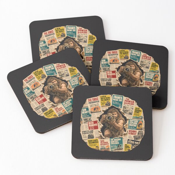 Item preview, The First Photographer Vintage Newspaper Collage designed and sold by NucciCollective.