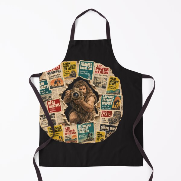 Item preview, The First Photographer Vintage Newspaper Collage designed and sold by NucciCollective.