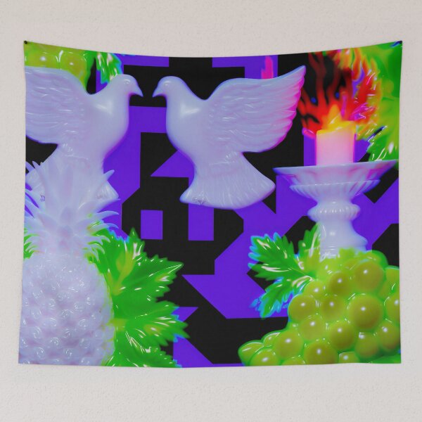 Item preview, Neon Sacred Doves of Abundance designed and sold by bubblegoth.