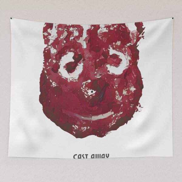 Item preview, Castaway Cast Away Wilson Original Custom Vintage Movie Poster Art designed and sold by Cool Robot Bro..
